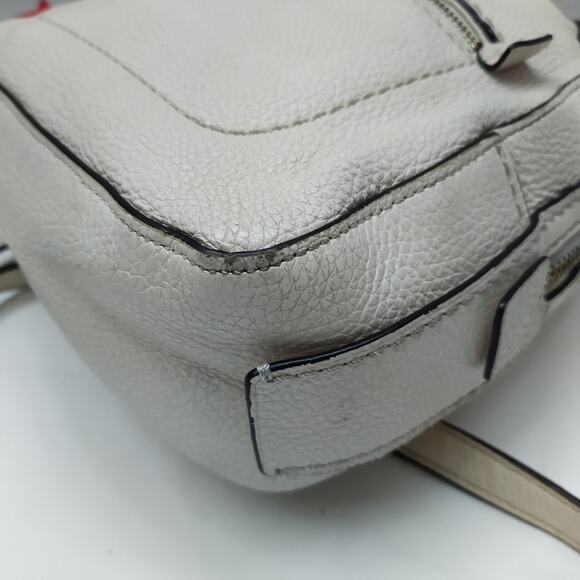 Coach Andi Mini Cream White Pebble Leather Top Handle Zipper Backpack main image 14